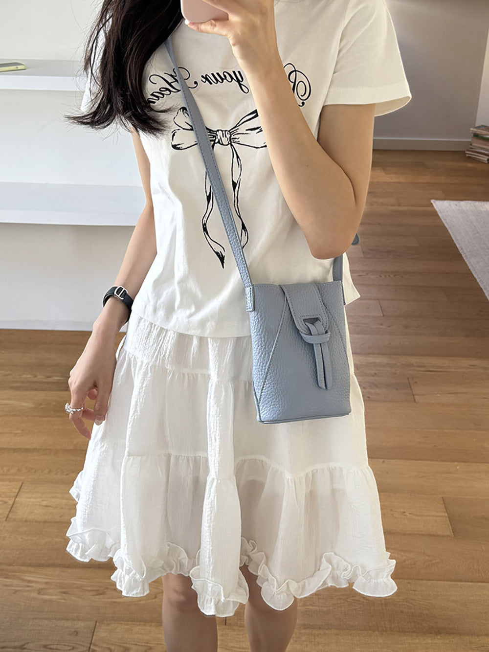 Women Textured Structured Sling Bag