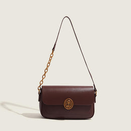 Women Solid Bowling Sling Bag