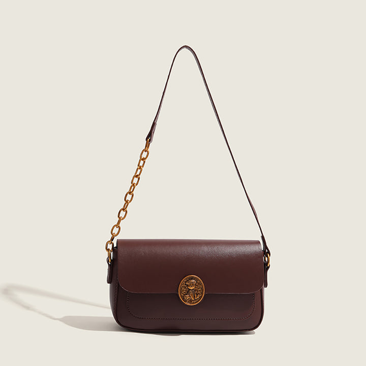 Women Solid Bowling Sling Bag