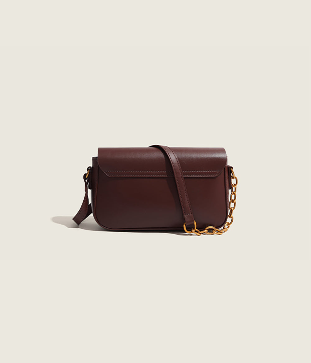 Women Solid Bowling Sling Bag