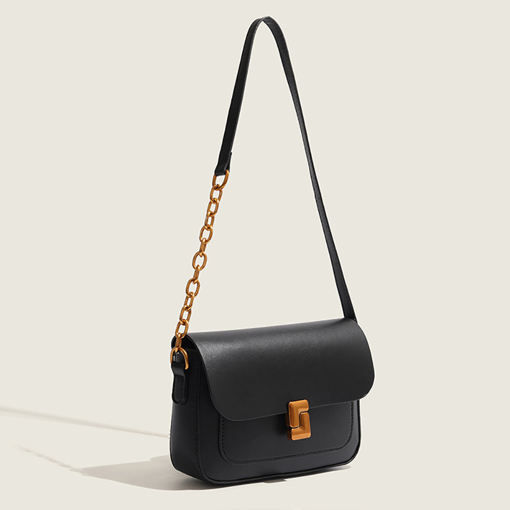 Women Solid Structured Sling Bag