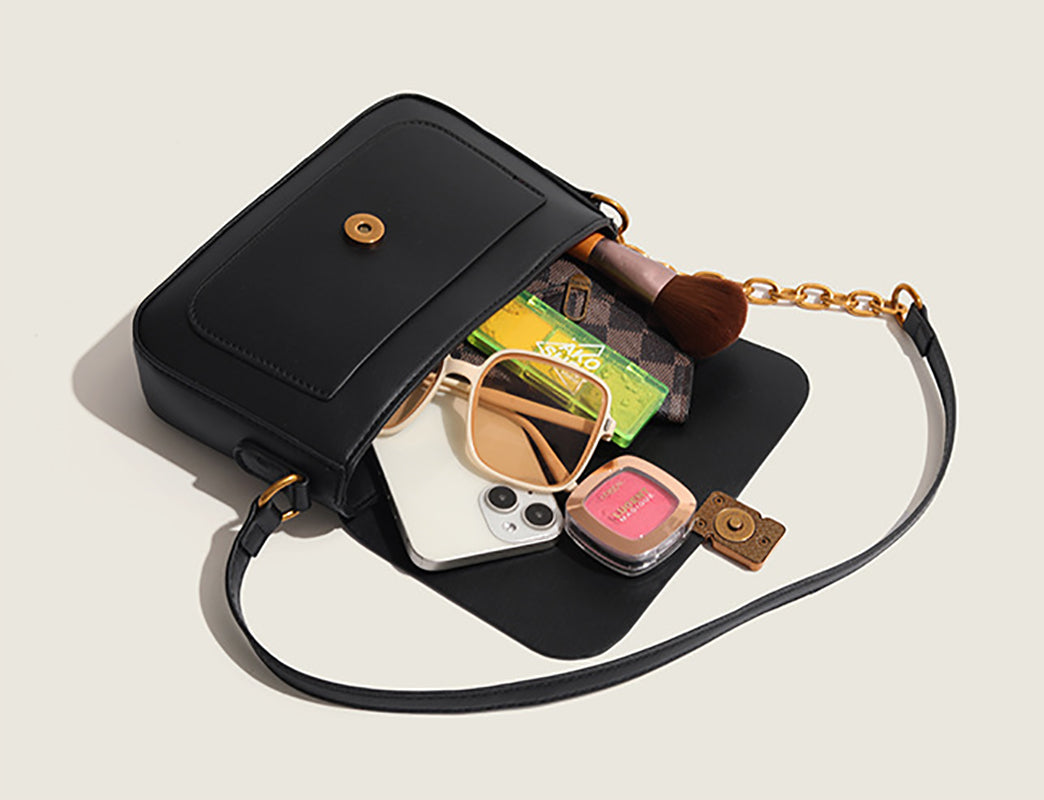 Women Solid Structured Sling Bag