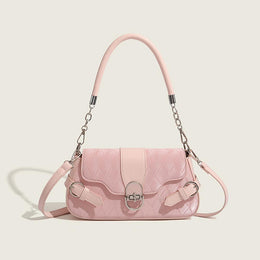 Women Textured Swagger Satchel Bag