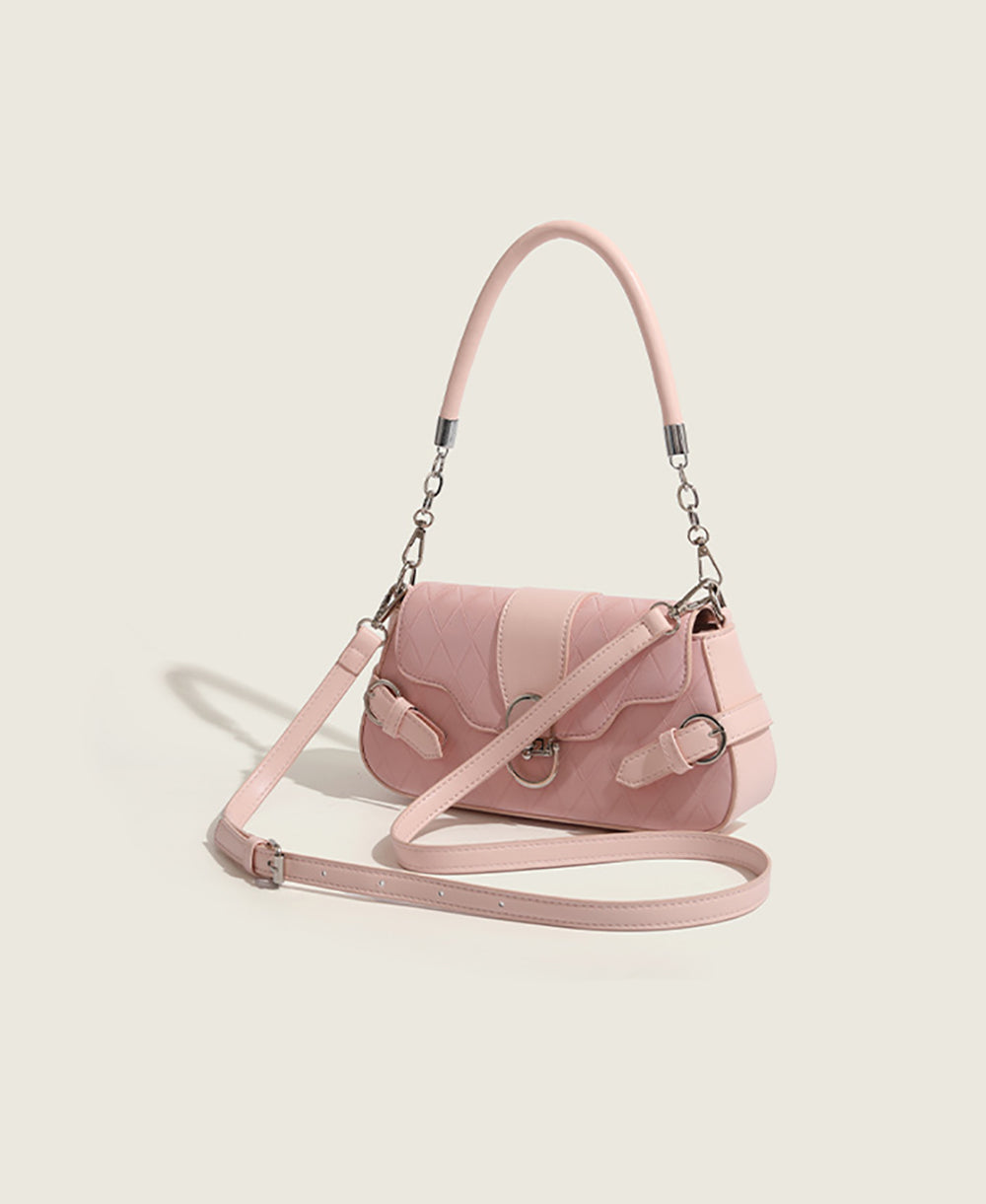 Women Textured Swagger Satchel Bag