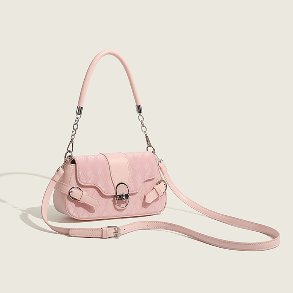 Women Textured Swagger Satchel Bag
