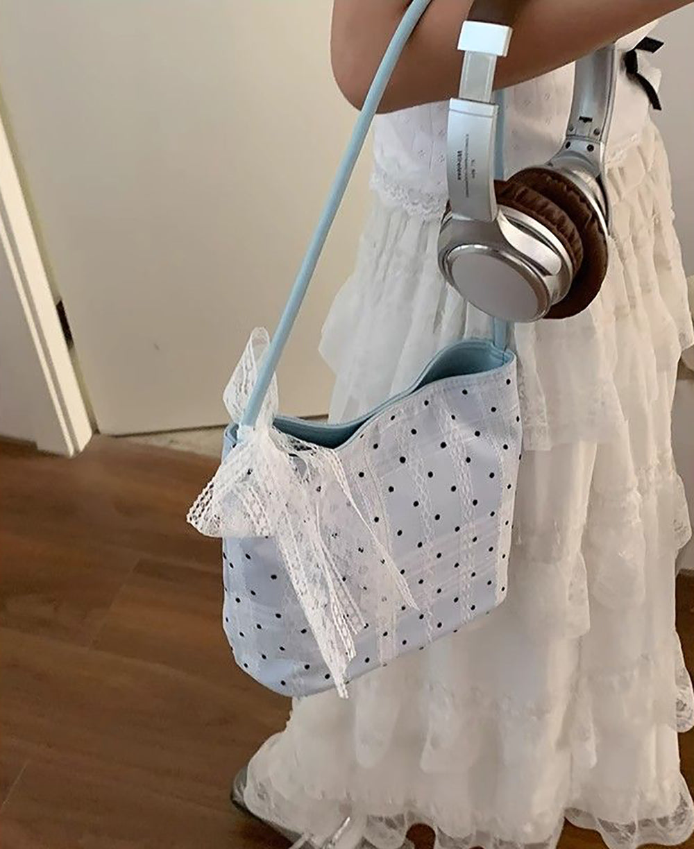 Women Geometric Printed Bucket Sling Bag
