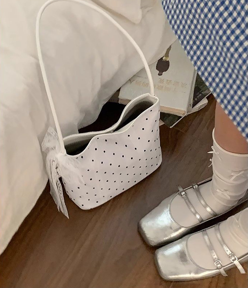 Women Geometric Printed Bucket Sling Bag