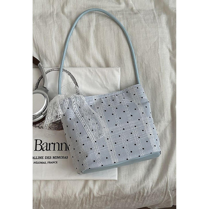 Women Geometric Printed Shopper Shoulder Bag With Scarf