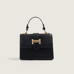 Women Textured Structured Handheld Bag
