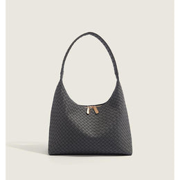 Women Geometric Textured Structured Hobo Bag