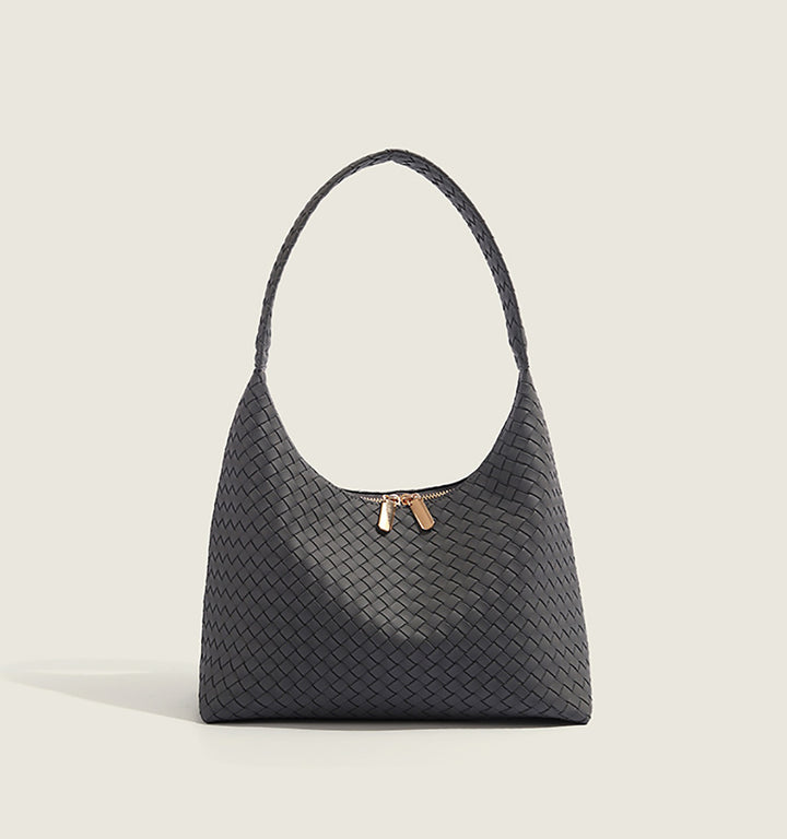 Women Geometric Textured Structured Hobo Bag