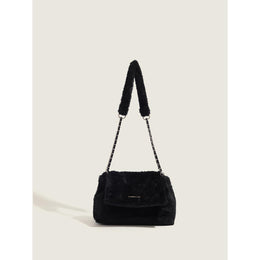 Black Solid NA Sling Bag