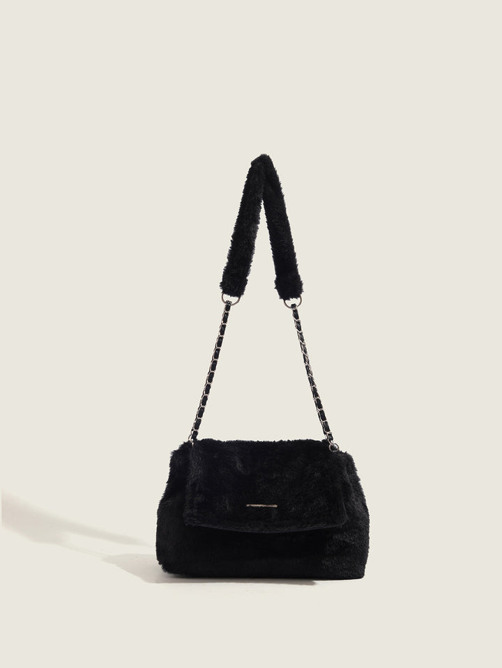 Black Solid NA Sling Bag
