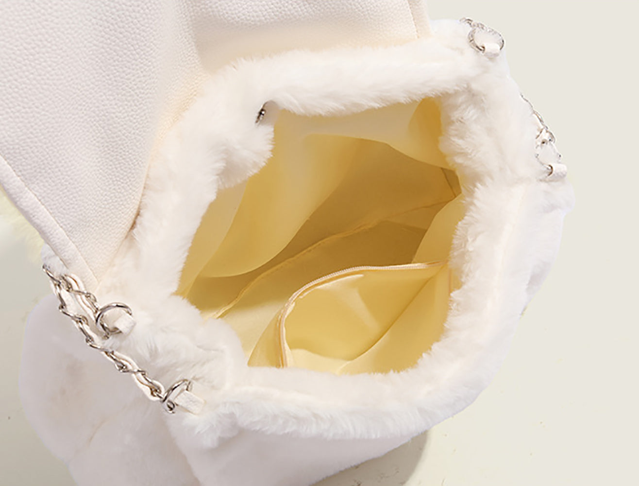 White Solid NA Sling Bag