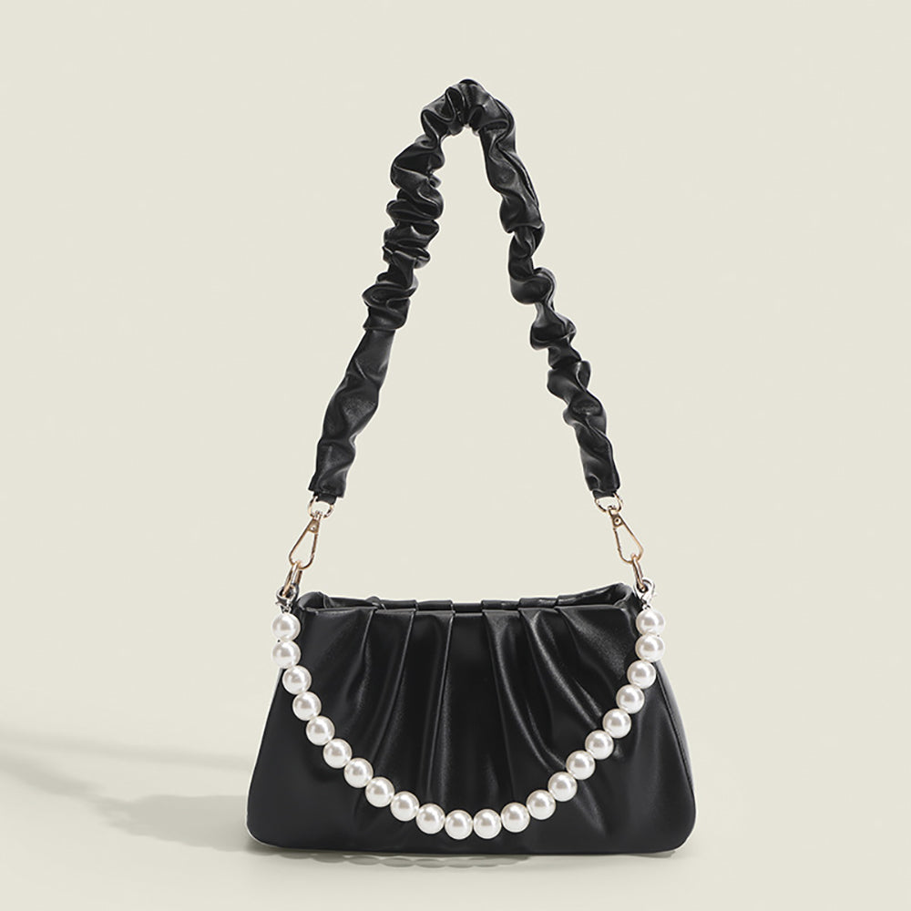 Black Solid NA Sling Bag