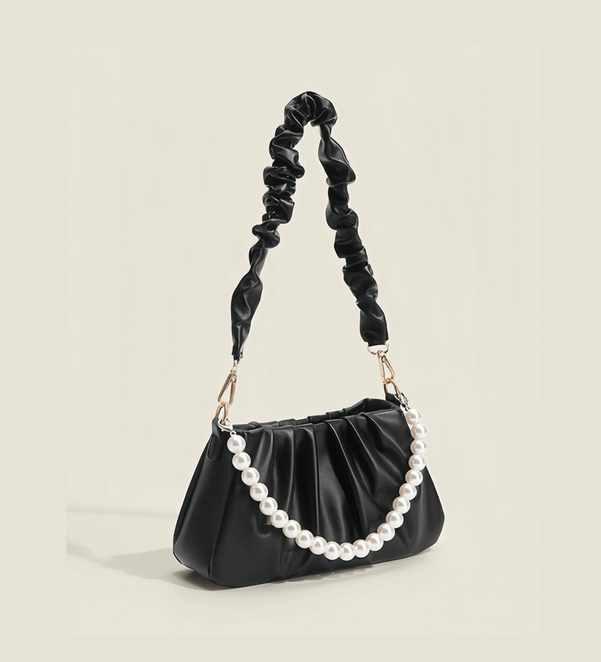 Black Solid NA Sling Bag