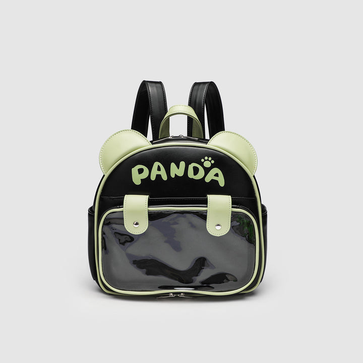 Black Colourblocked Two Handles Shoulder Bag