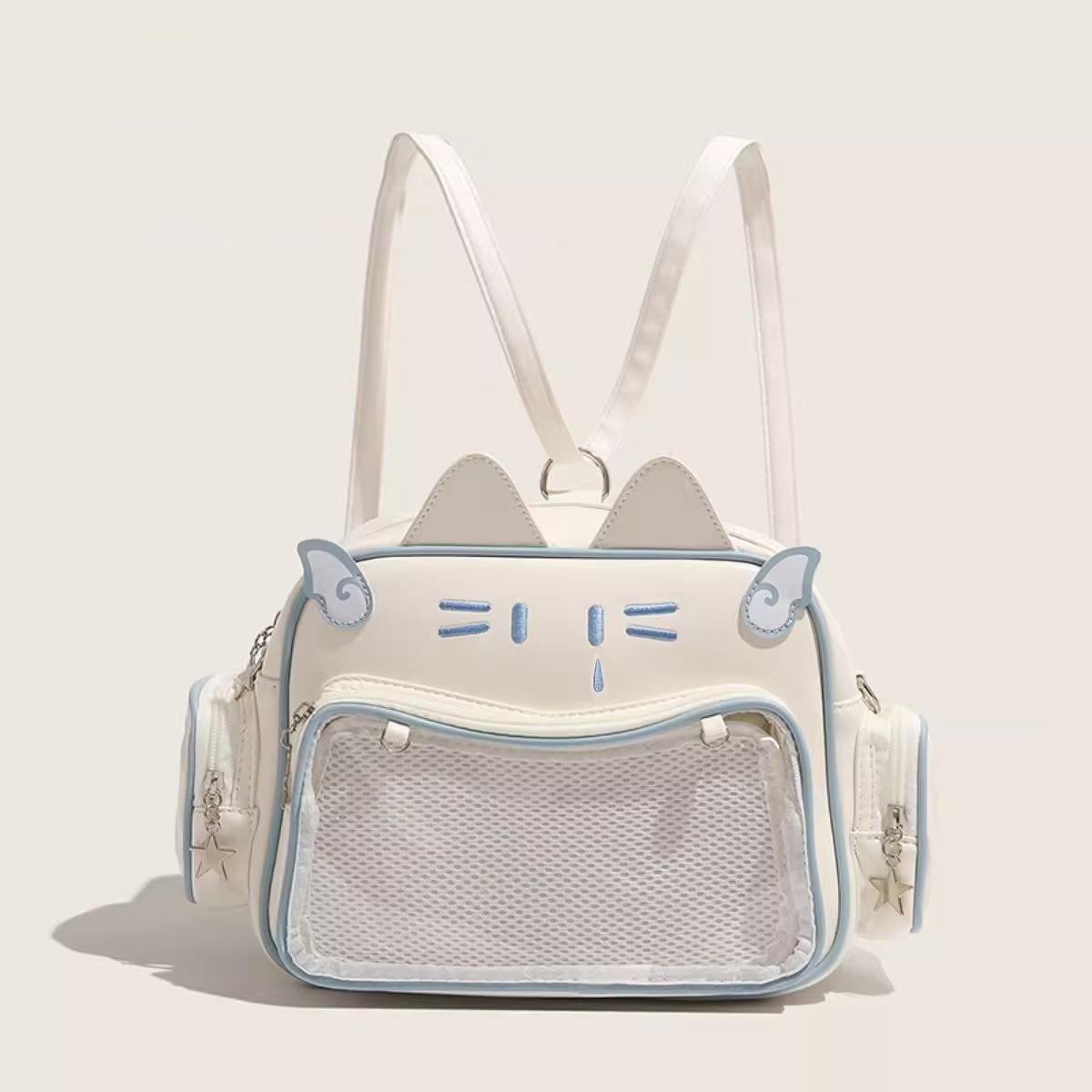 White Solid NA Shoulder Bag
