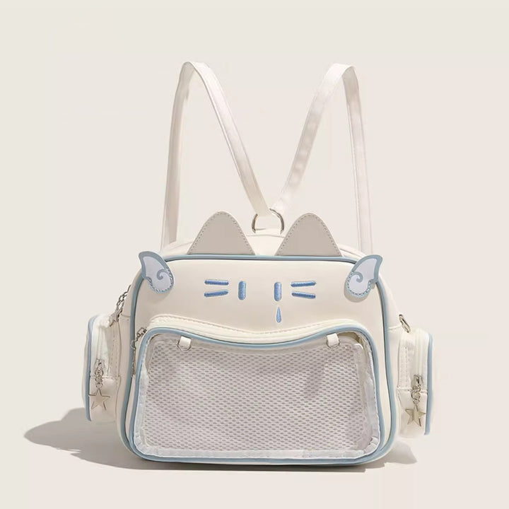 White Solid NA Shoulder Bag