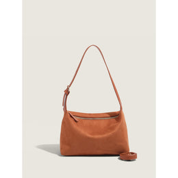 Light Brown Solid One Handle Sling Bag