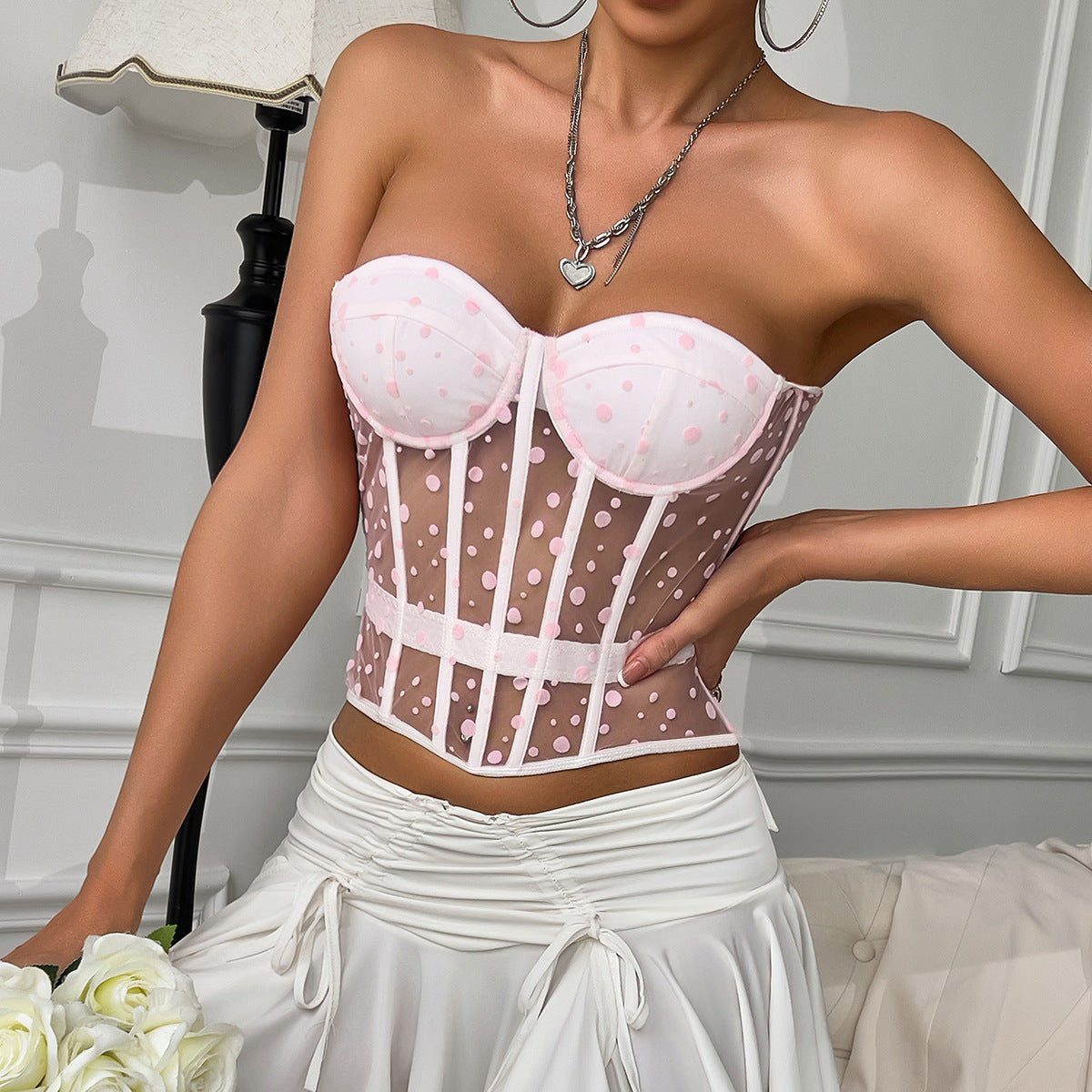 Self Design Off-Shoulder Tube Top