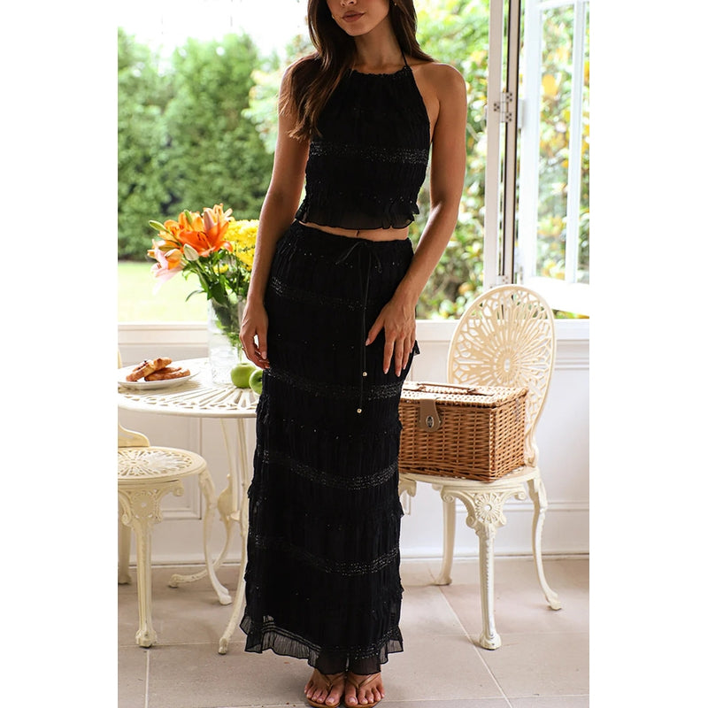 A-Line Maxi Skirt