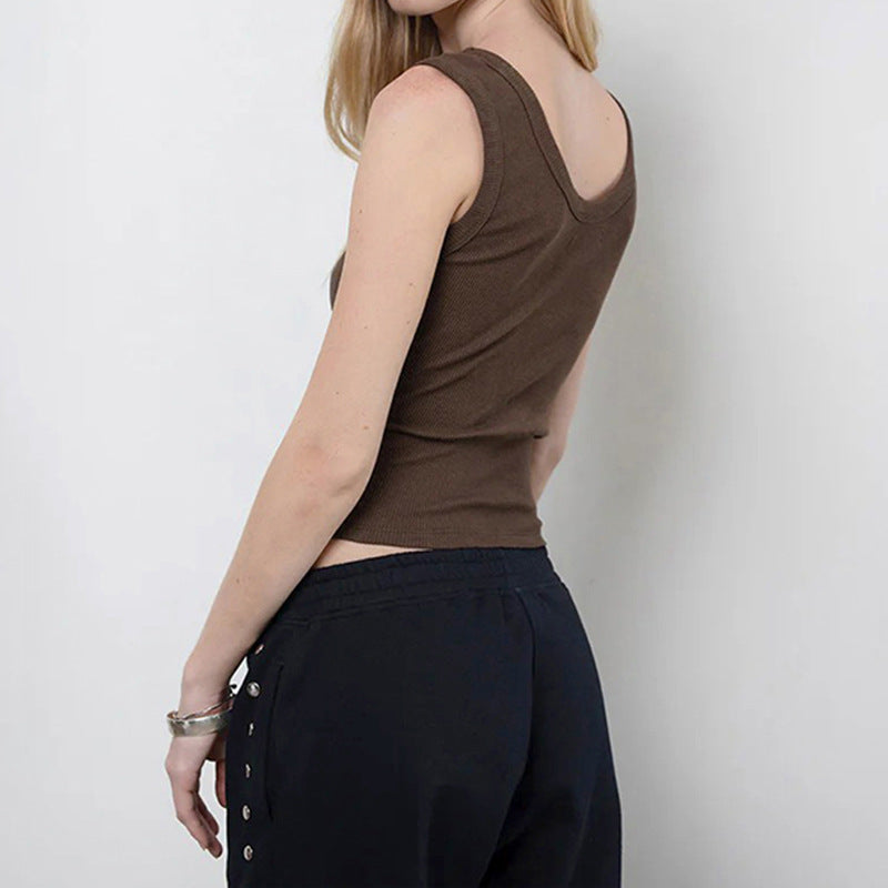 Women Floral Print Round Neck Fitted Crop Top