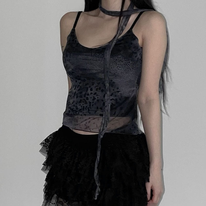 Women Animal Printed Crop Top