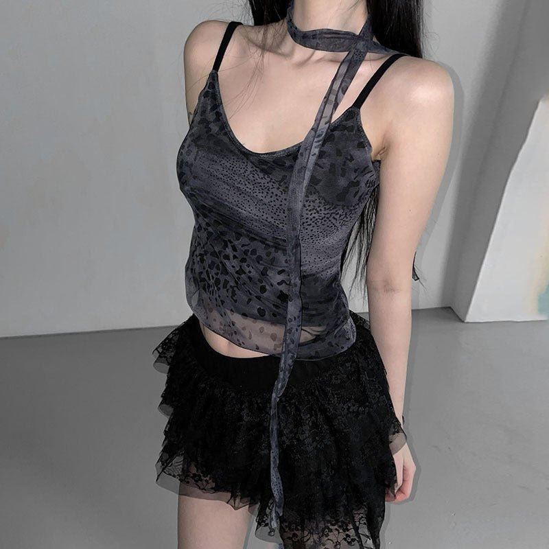 Women Animal Printed Crop Top