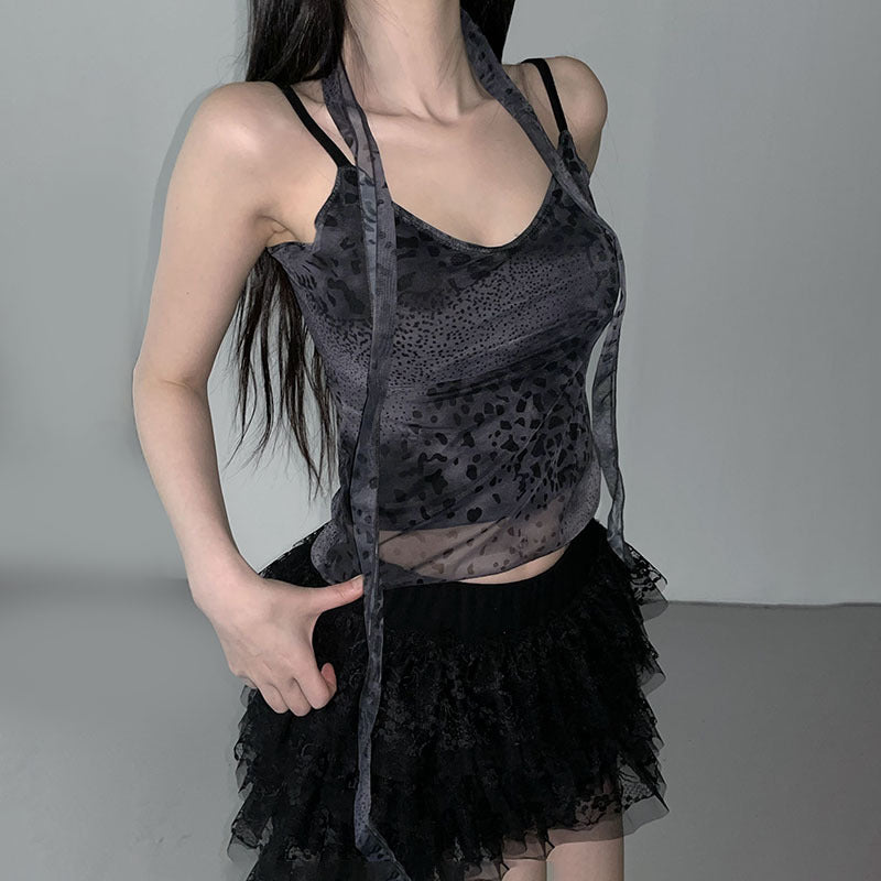 Women Animal Printed Crop Top