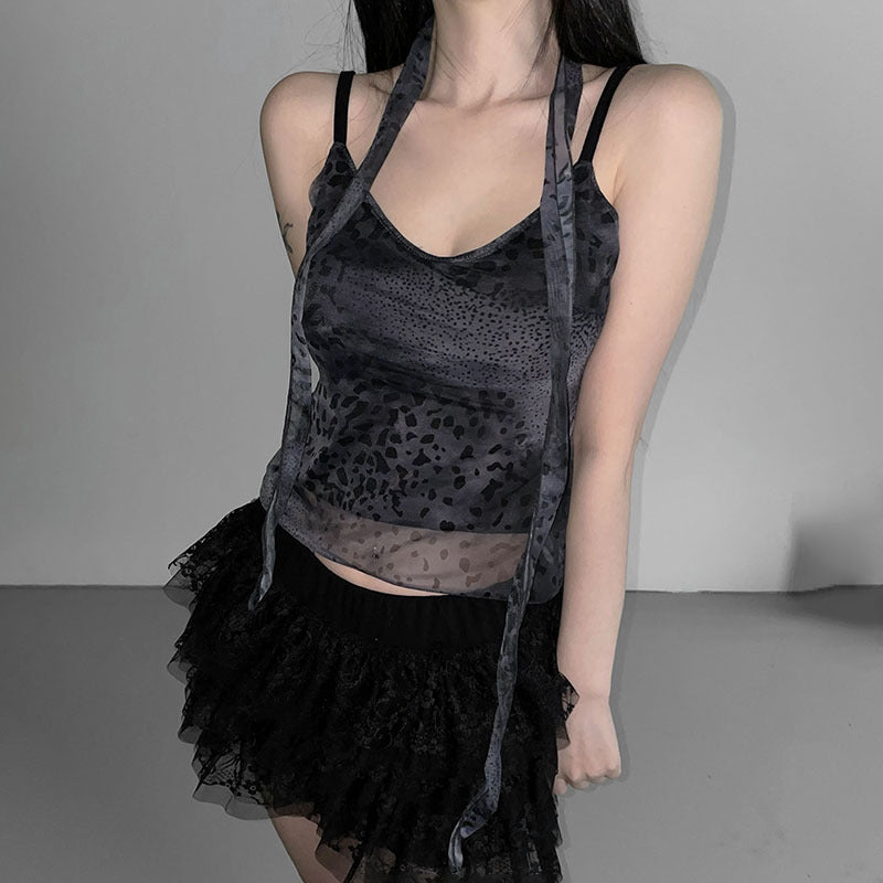 Women Animal Printed Crop Top