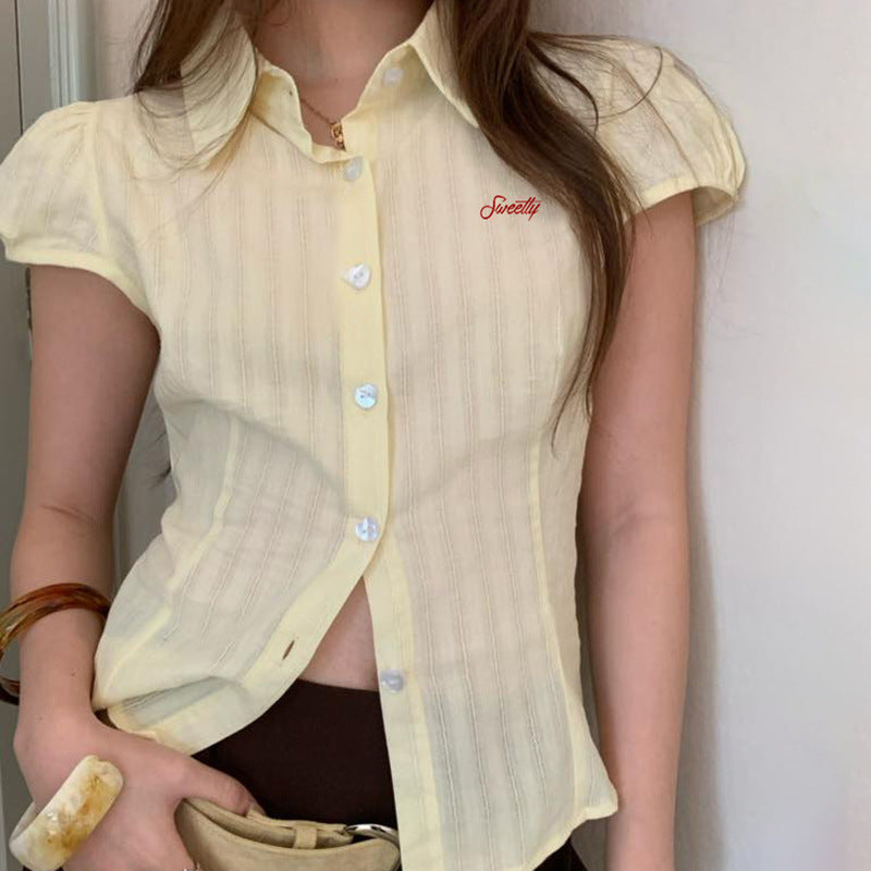 Women Slim Fit Striped Casual Shirt