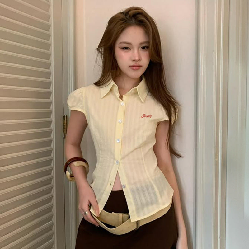 Women Slim Fit Striped Casual Shirt