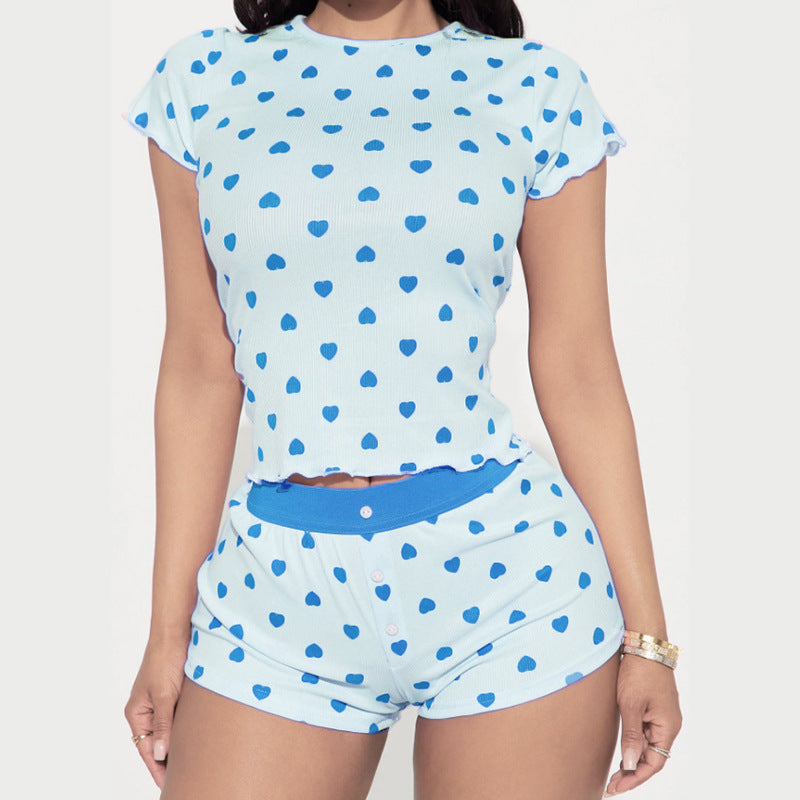 Printed T-shirt With Shorts Co-Ords
