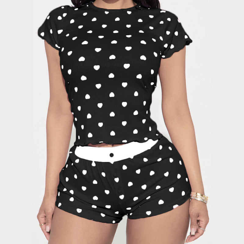 Printed T-shirt With Shorts Co-Ords
