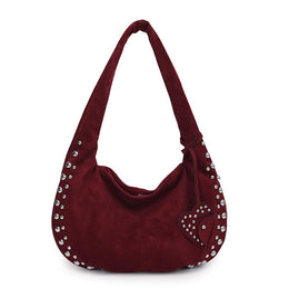 PU Half Moon Hobo Bag