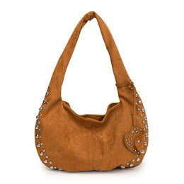 PU Half Moon Hobo Bag