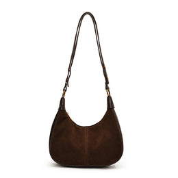 PU Half Moon Shoulder Bag