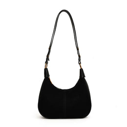 PU Half Moon Shoulder Bag