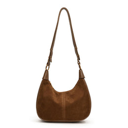 PU Half Moon Shoulder Bag