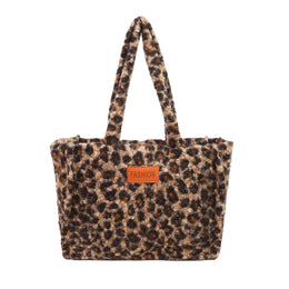 Coffee Printed One Handle Shoulder Bag