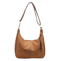Suede Bucket Shoulder Bag