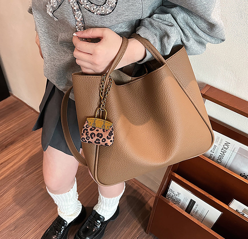 PU Bucket Shoulder Bag