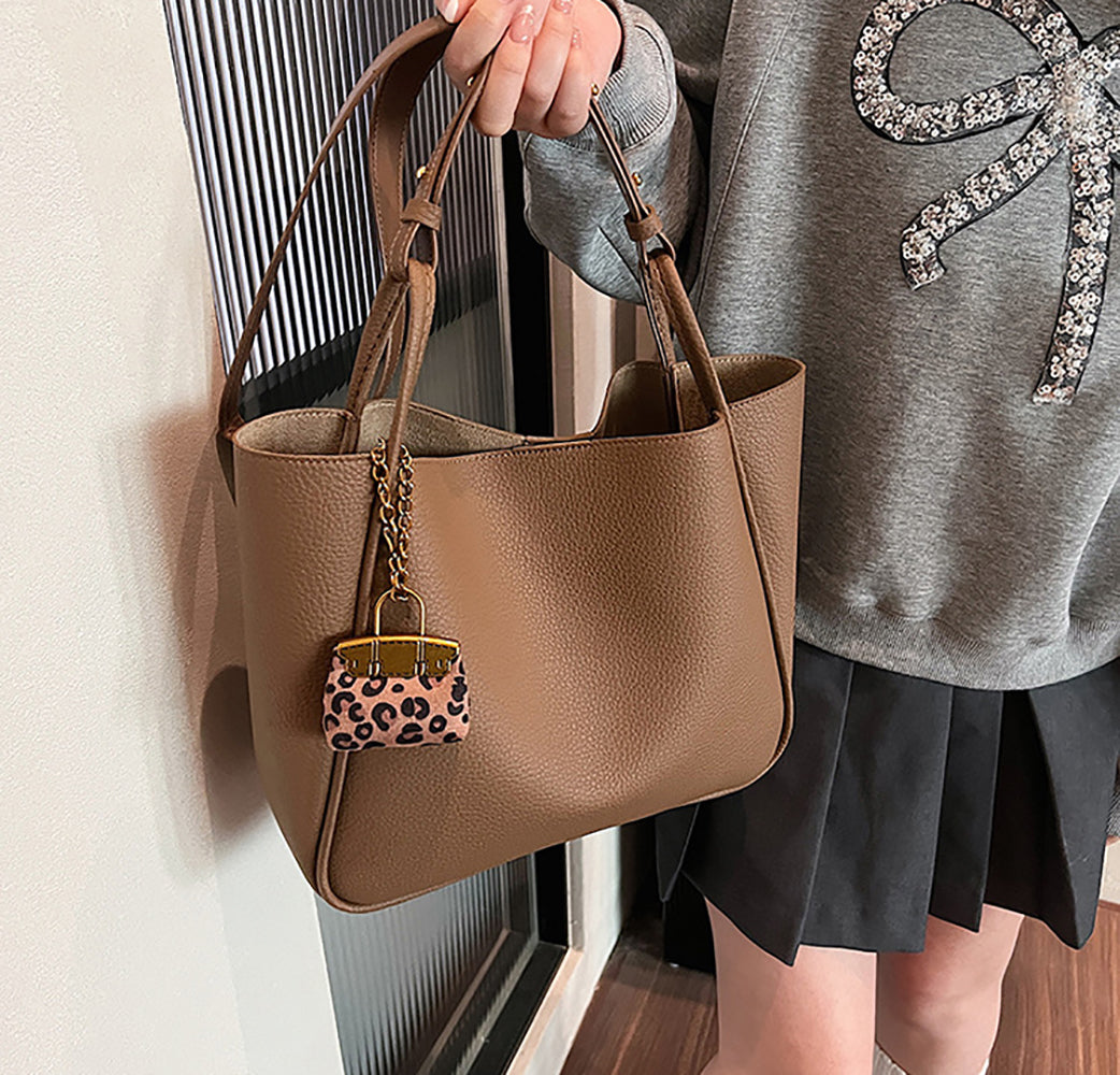 PU Bucket Shoulder Bag