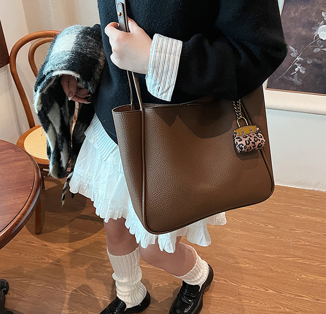 PU Bucket Shoulder Bag