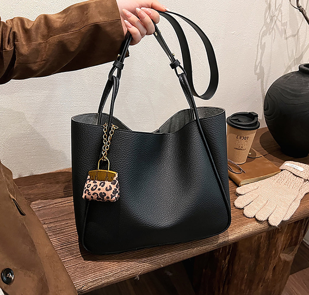 PU Bucket Shoulder Bag