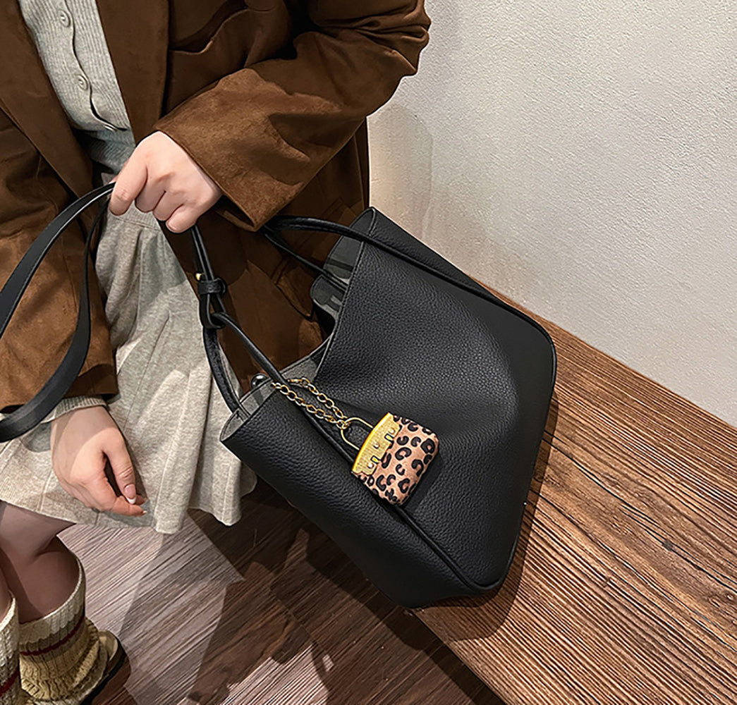 PU Bucket Shoulder Bag