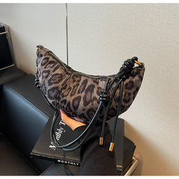 PU Half Moon Shoulder Bag