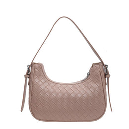 Women Textured Half Moon Handheld Bag