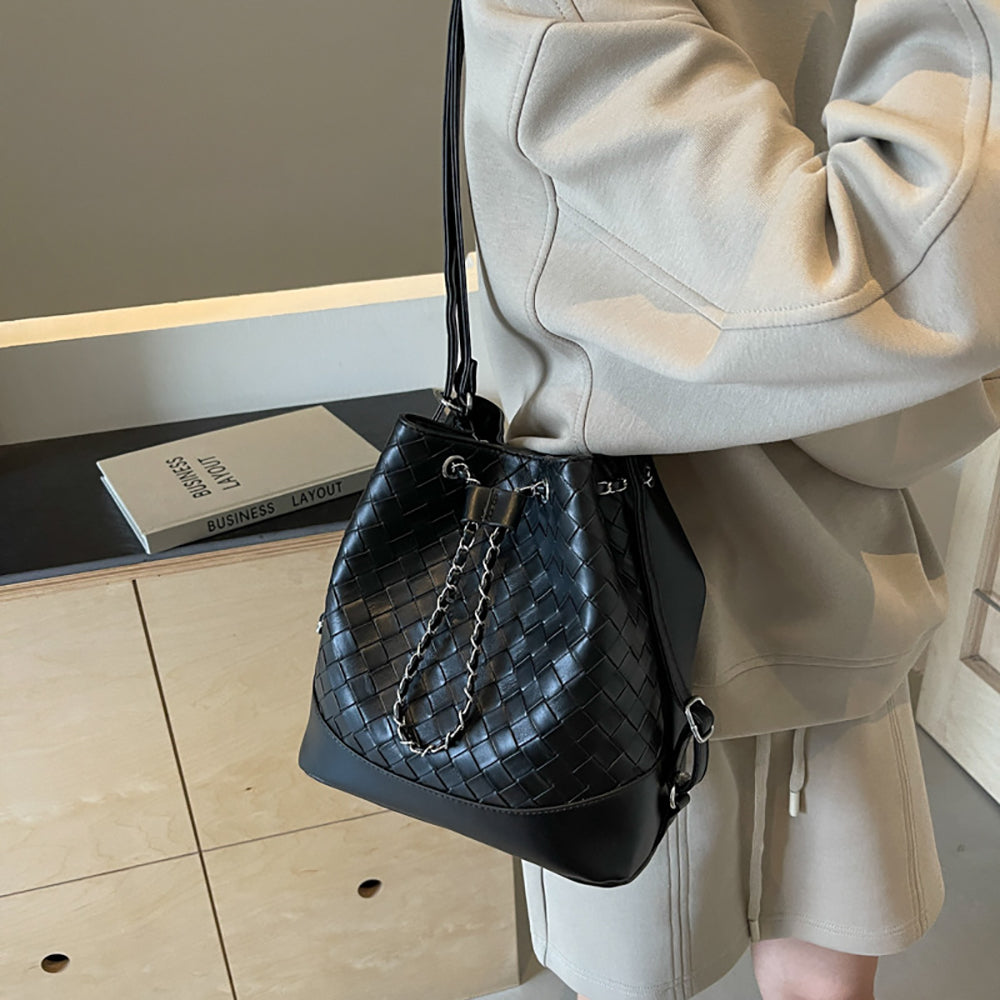 Women Textured Structured Shoulder Bag